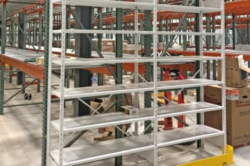 Warehouse rack and shelving by Adams